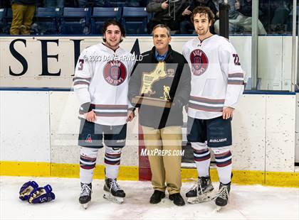 Thumbnail 2 in Avon Old Farms vs. Cushing Academy (NEPSAC Elite 8 Final) photogallery.