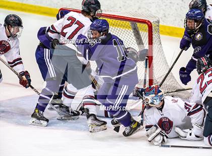 Thumbnail 2 in Avon Old Farms vs. Cushing Academy (NEPSAC Elite 8 Final) photogallery.