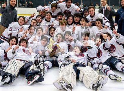 Thumbnail 2 in Avon Old Farms vs. Cushing Academy (NEPSAC Elite 8 Final) photogallery.