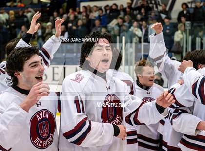 Thumbnail 3 in Avon Old Farms vs. Cushing Academy (NEPSAC Elite 8 Final) photogallery.