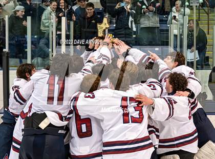 Thumbnail 2 in Avon Old Farms vs. Cushing Academy (NEPSAC Elite 8 Final) photogallery.