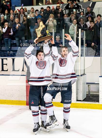 Thumbnail 3 in Avon Old Farms vs. Cushing Academy (NEPSAC Elite 8 Final) photogallery.