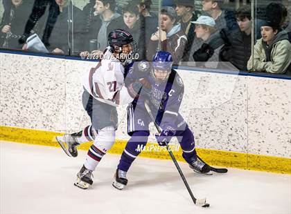 Thumbnail 2 in Avon Old Farms vs. Cushing Academy (NEPSAC Elite 8 Final) photogallery.