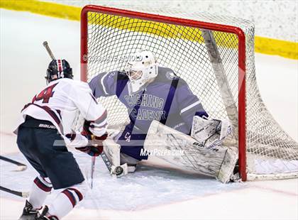 Thumbnail 2 in Avon Old Farms vs. Cushing Academy (NEPSAC Elite 8 Final) photogallery.