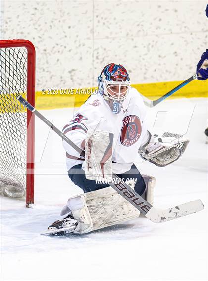 Thumbnail 2 in Avon Old Farms vs. Cushing Academy (NEPSAC Elite 8 Final) photogallery.