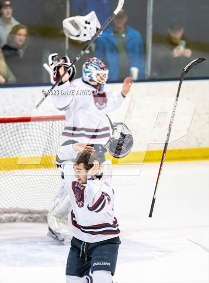 Thumbnail 2 in Avon Old Farms vs. Cushing Academy (NEPSAC Elite 8 Final) photogallery.