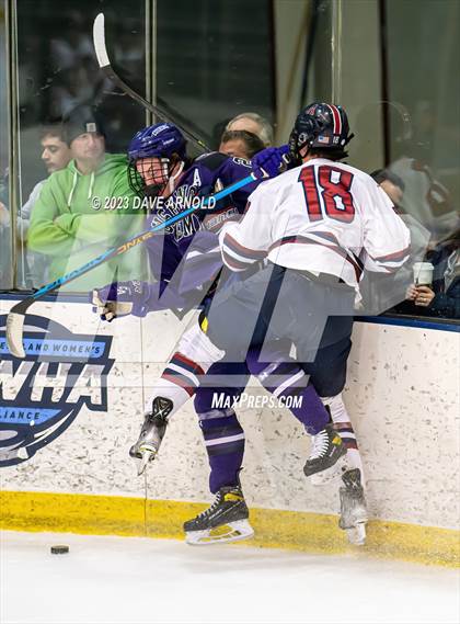 Thumbnail 2 in Avon Old Farms vs. Cushing Academy (NEPSAC Elite 8 Final) photogallery.