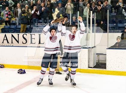 Thumbnail 2 in Avon Old Farms vs. Cushing Academy (NEPSAC Elite 8 Final) photogallery.