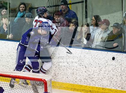 Thumbnail 2 in Avon Old Farms vs. Cushing Academy (NEPSAC Elite 8 Final) photogallery.
