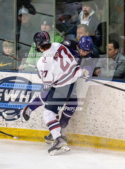 Thumbnail 3 in Avon Old Farms vs. Cushing Academy (NEPSAC Elite 8 Final) photogallery.