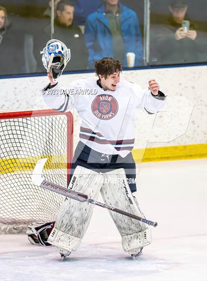 Thumbnail 2 in Avon Old Farms vs. Cushing Academy (NEPSAC Elite 8 Final) photogallery.