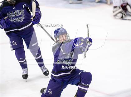 Thumbnail 2 in Avon Old Farms vs. Cushing Academy (NEPSAC Elite 8 Final) photogallery.