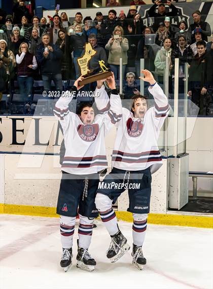 Thumbnail 1 in Avon Old Farms vs. Cushing Academy (NEPSAC Elite 8 Final) photogallery.