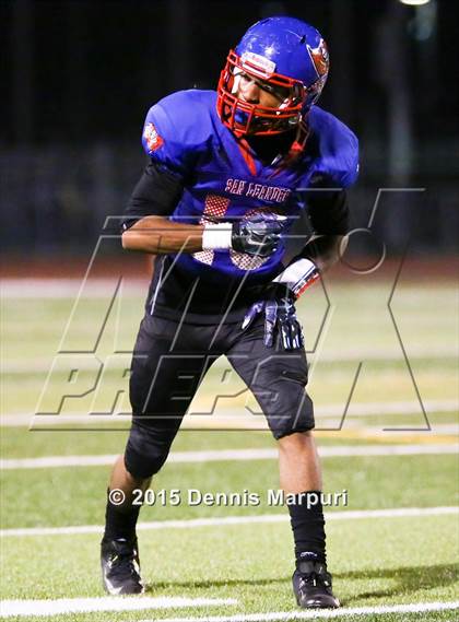 Thumbnail 2 in San Leandro vs. Amador Valley (D1 - !st Round) photogallery.