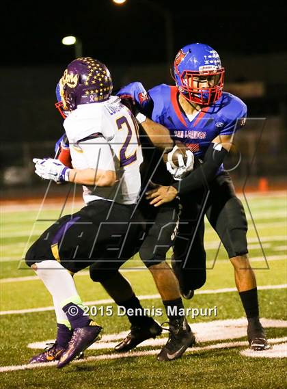 Thumbnail 3 in San Leandro vs. Amador Valley (D1 - !st Round) photogallery.