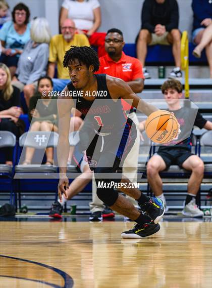 Thumbnail 3 in Cocoa Beach vs. Holy Trinity Episcopal Academy (FHSAA 3A District 5 Final) photogallery.