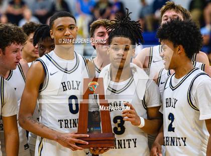 Thumbnail 2 in Cocoa Beach vs. Holy Trinity Episcopal Academy (FHSAA 3A District 5 Final) photogallery.
