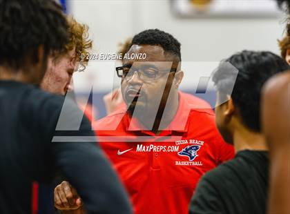 Thumbnail 2 in Cocoa Beach vs. Holy Trinity Episcopal Academy (FHSAA 3A District 5 Final) photogallery.