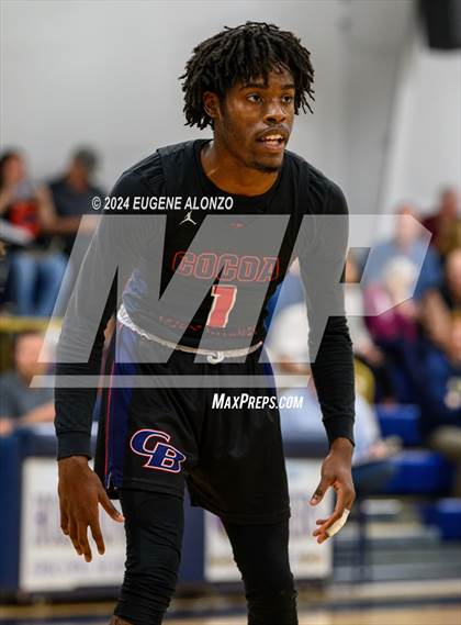 Thumbnail 2 in Cocoa Beach vs. Holy Trinity Episcopal Academy (FHSAA 3A District 5 Final) photogallery.