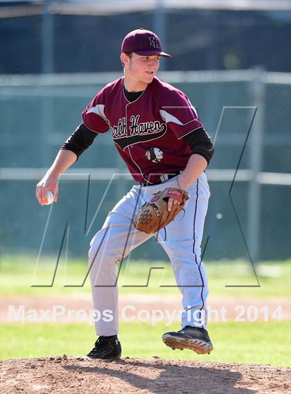 Thumbnail 2 in North Haven @ Notre Dame (CIAC Class L 1st Round) photogallery.