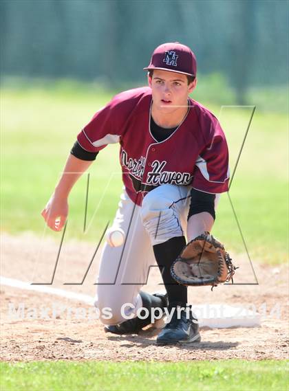 Thumbnail 2 in North Haven @ Notre Dame (CIAC Class L 1st Round) photogallery.