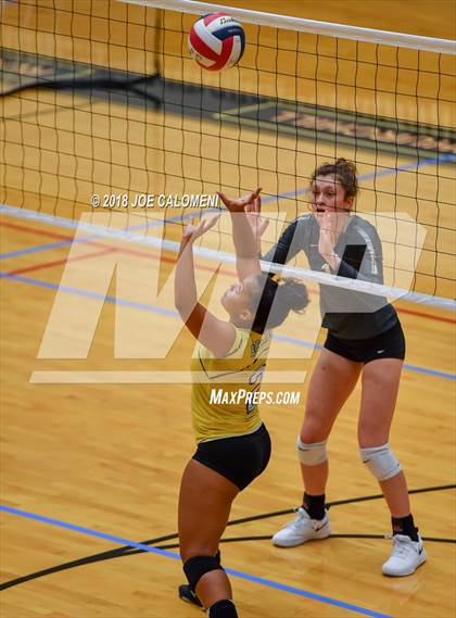 Thumbnail 1 in Brennan vs Seguin (NEISD Volleyball Tournament) photogallery.