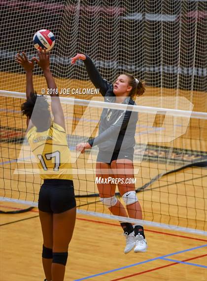 Thumbnail 3 in Brennan vs Seguin (NEISD Volleyball Tournament) photogallery.