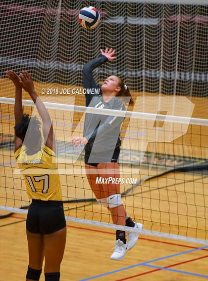Thumbnail 2 in Brennan vs Seguin (NEISD Volleyball Tournament) photogallery.
