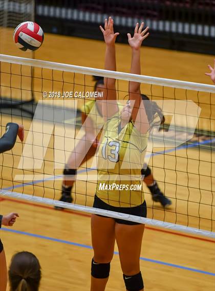 Thumbnail 1 in Brennan vs Seguin (NEISD Volleyball Tournament) photogallery.