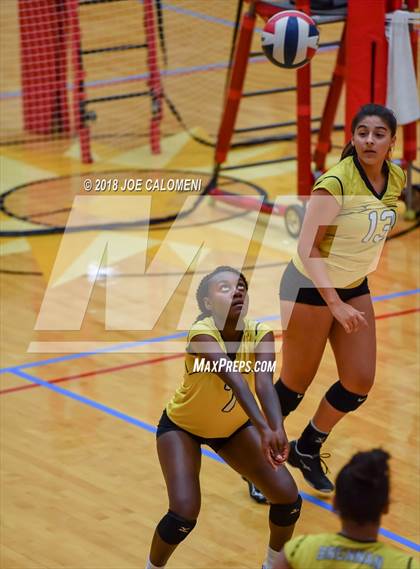 Thumbnail 2 in Brennan vs Seguin (NEISD Volleyball Tournament) photogallery.