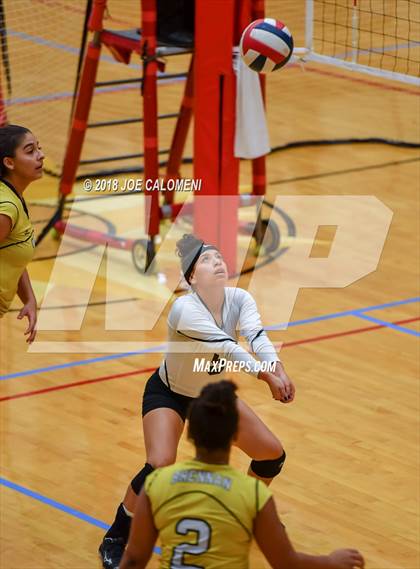 Thumbnail 1 in Brennan vs Seguin (NEISD Volleyball Tournament) photogallery.
