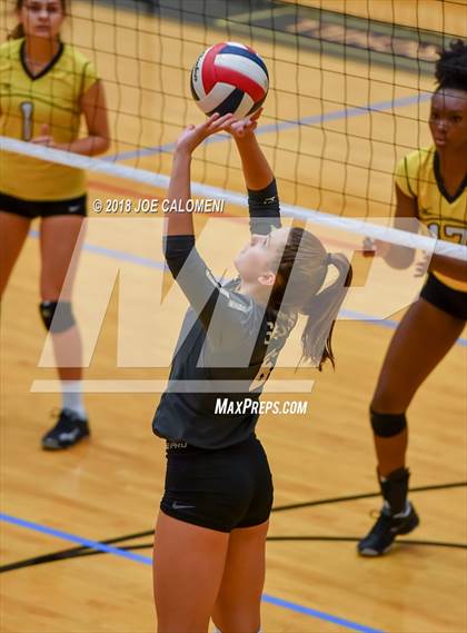 Thumbnail 1 in Brennan vs Seguin (NEISD Volleyball Tournament) photogallery.