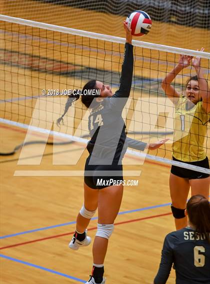 Thumbnail 2 in Brennan vs Seguin (NEISD Volleyball Tournament) photogallery.