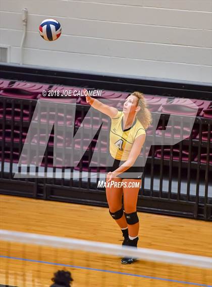 Thumbnail 1 in Brennan vs Seguin (NEISD Volleyball Tournament) photogallery.