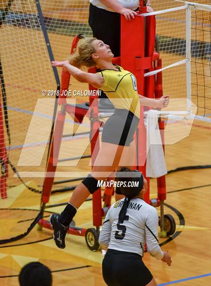 Thumbnail 2 in Brennan vs Seguin (NEISD Volleyball Tournament) photogallery.