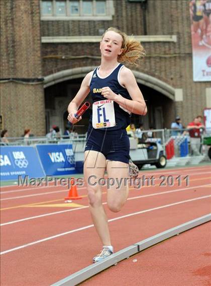 Thumbnail 1 in 117th Penn Relays (4x400m Girls Races 141 & 142) photogallery.