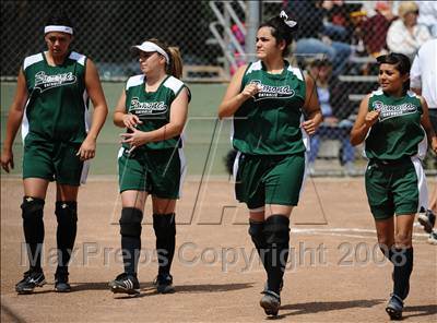 Thumbnail 2 in Ocean View vs. Pomona Catholic (CIF SS Playoffs) photogallery.