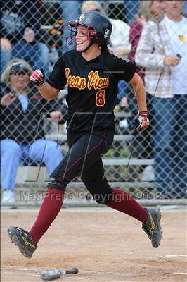 Thumbnail 3 in Ocean View vs. Pomona Catholic (CIF SS Playoffs) photogallery.
