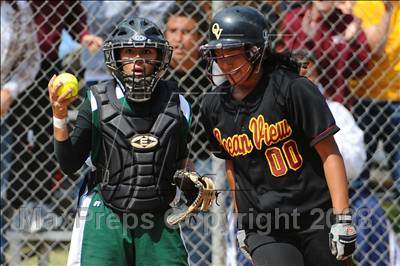 Thumbnail 3 in Ocean View vs. Pomona Catholic (CIF SS Playoffs) photogallery.