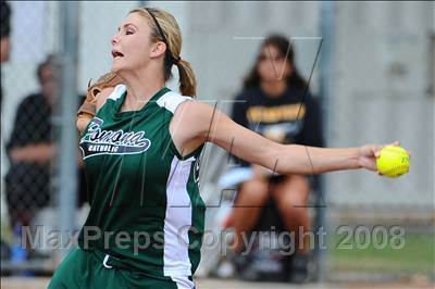 Thumbnail 1 in Ocean View vs. Pomona Catholic (CIF SS Playoffs) photogallery.