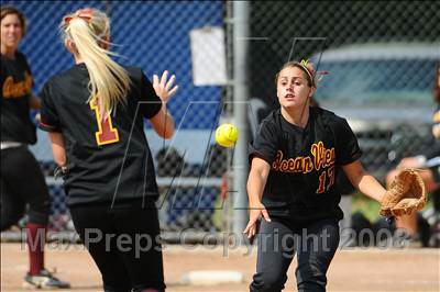 Thumbnail 2 in Ocean View vs. Pomona Catholic (CIF SS Playoffs) photogallery.
