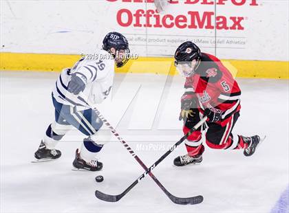 Thumbnail 1 in St. John's Prep vs. Pope Francis (MIAA Division 1A) photogallery.