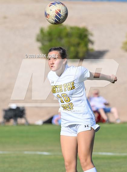 Thumbnail 2 in North Phoenix Preparatory Academy @ Phoenix Country Day (AIA 2A Round 1 Playoff) photogallery.