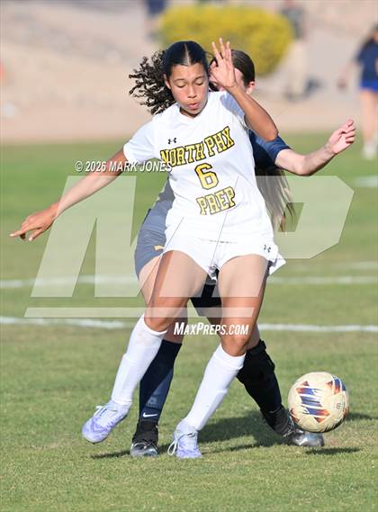 Thumbnail 2 in North Phoenix Preparatory Academy @ Phoenix Country Day (AIA 2A Round 1 Playoff) photogallery.