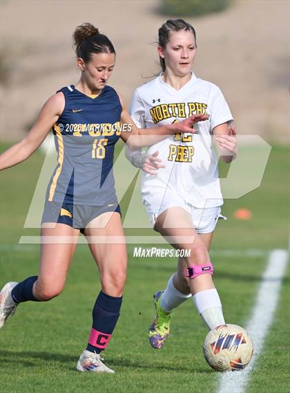 Thumbnail 2 in North Phoenix Preparatory Academy @ Phoenix Country Day (AIA 2A Round 1 Playoff) photogallery.