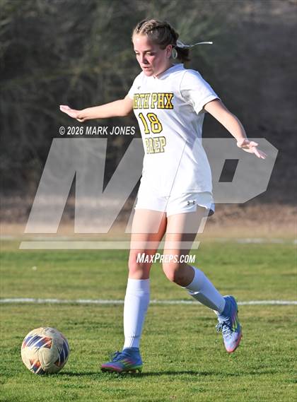 Thumbnail 2 in North Phoenix Preparatory Academy @ Phoenix Country Day (AIA 2A Round 1 Playoff) photogallery.
