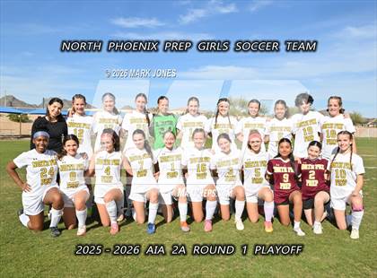 Thumbnail 2 in North Phoenix Preparatory Academy @ Phoenix Country Day (AIA 2A Round 1 Playoff) photogallery.
