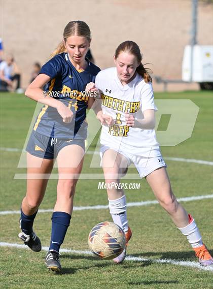 Thumbnail 2 in North Phoenix Preparatory Academy @ Phoenix Country Day (AIA 2A Round 1 Playoff) photogallery.