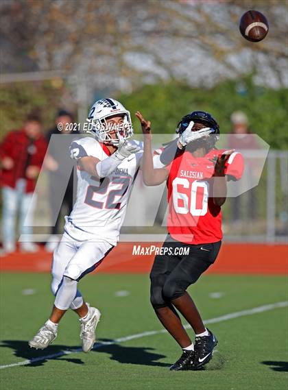 Thumbnail 1 in Justin-Siena @ Salesian College Preparatory (CIF NCS D6 Final) photogallery.