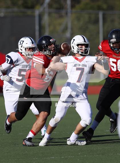 Thumbnail 3 in Justin-Siena @ Salesian College Preparatory (CIF NCS D6 Final) photogallery.